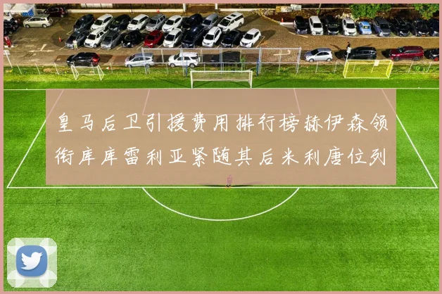 皇马后卫引援费用排行榜赫伊森领衔库库雷利亚紧随其后米利唐位列第三
