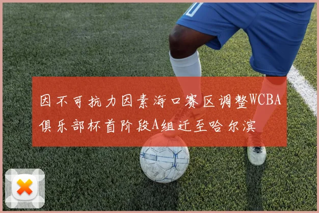 因不可抗力因素海口赛区调整WCBA俱乐部杯首阶段A组迁至哈尔滨